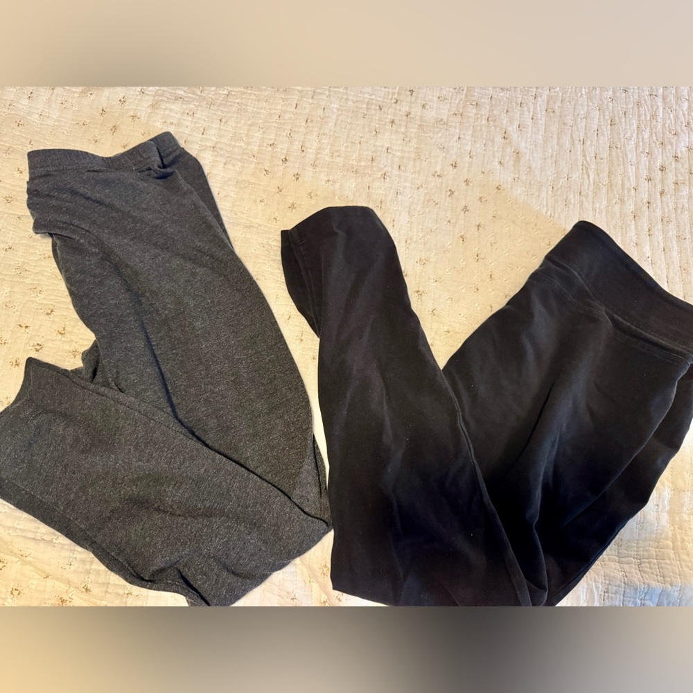 Two pairs of petite large leggings